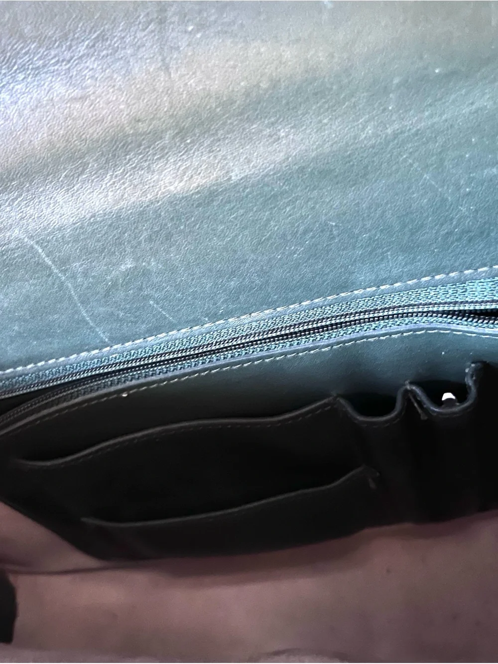 Vintage (1991) Women’s Coach Dark Green Leather Beekman Briefcase w/Lock